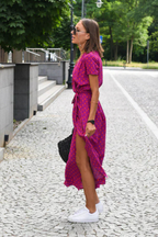 Magdalena™ - Elegantes Wickel-Midikleid