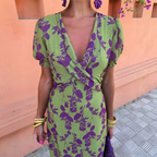 Rosalie™ - Elegantes Midikleid mit Blumenmuster