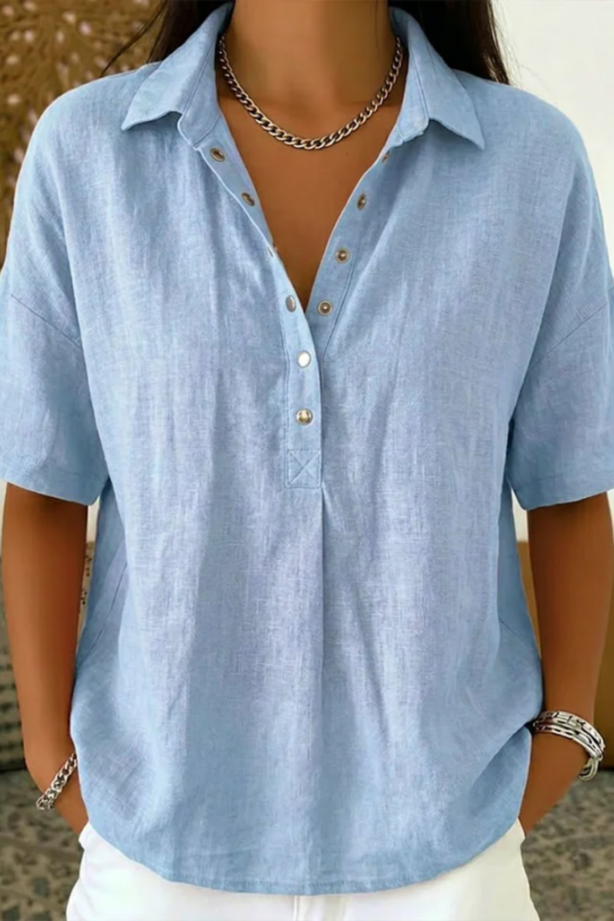 Mirel Ligne | à boutons pression blouse (Offre spéciale : 1 + 1)