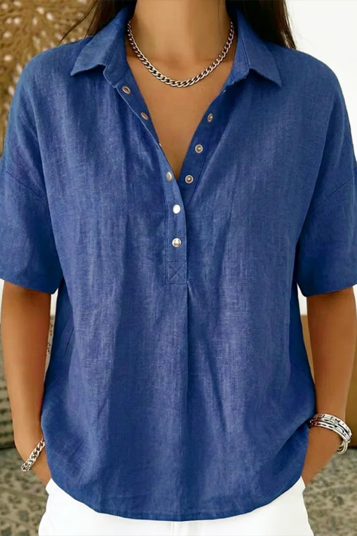 Mirel Ligne | à boutons pression blouse (Offre spéciale : 1 + 1)
