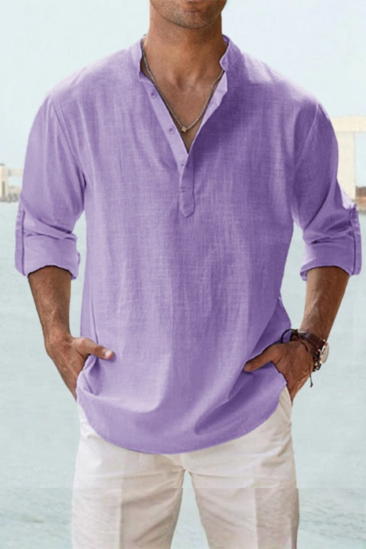 Cedrion Ligne | chemise col tunisien