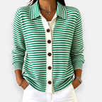 Nola™ - Eleganter Streifen-Cardigan