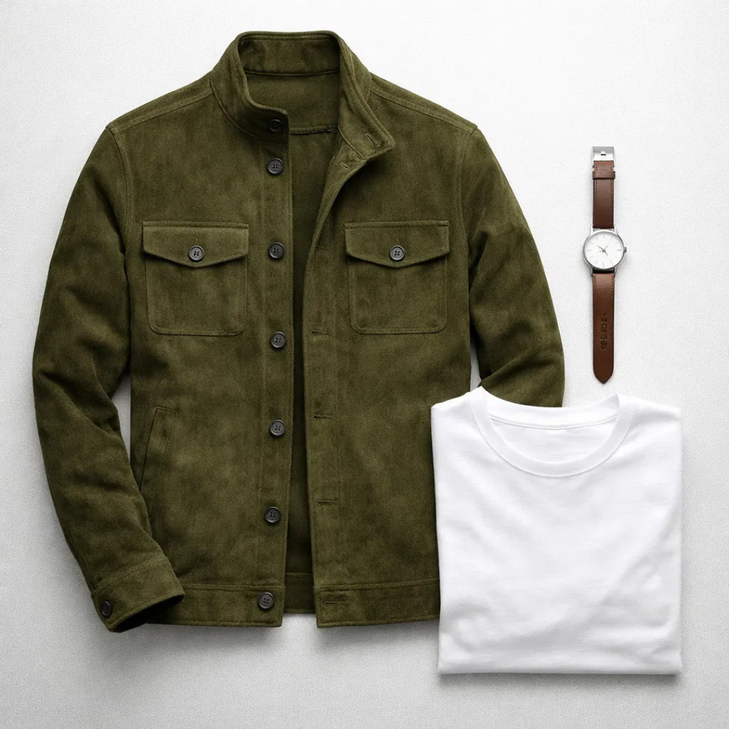 Konrad™ - Elegante Wildlederjacke