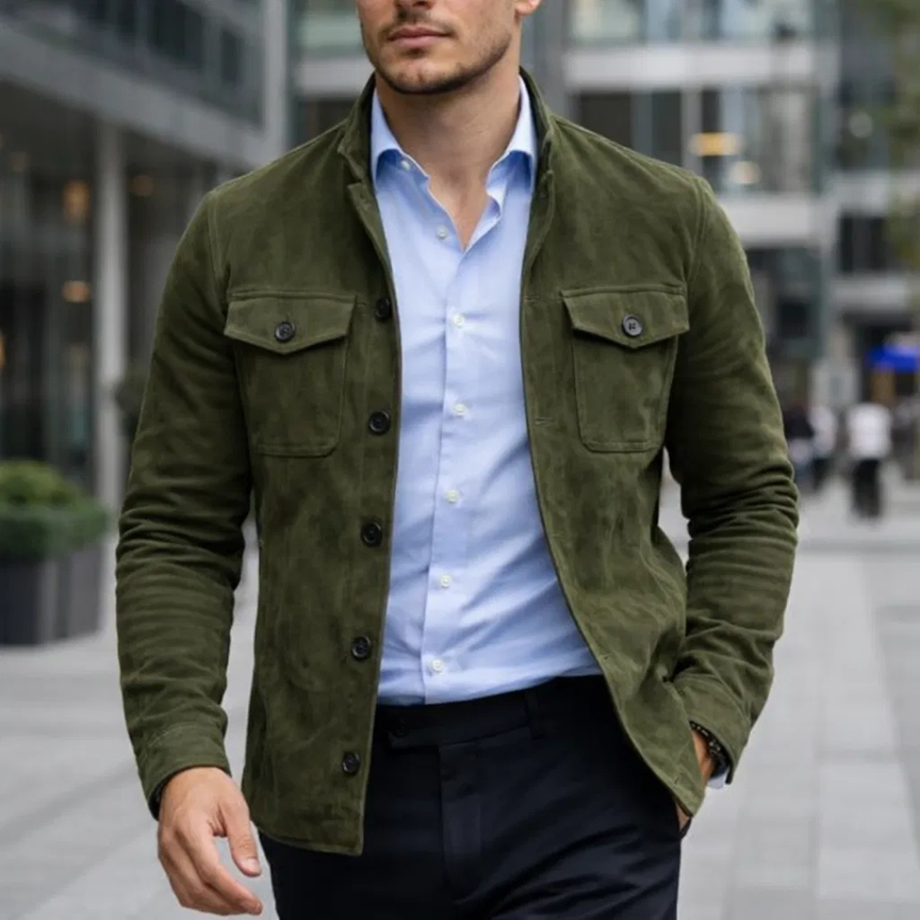 Konrad™ - Elegante Wildlederjacke