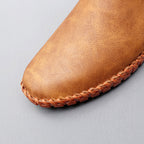 Larevion Solvane | mocassin sans lacets à surpiqûres tressées