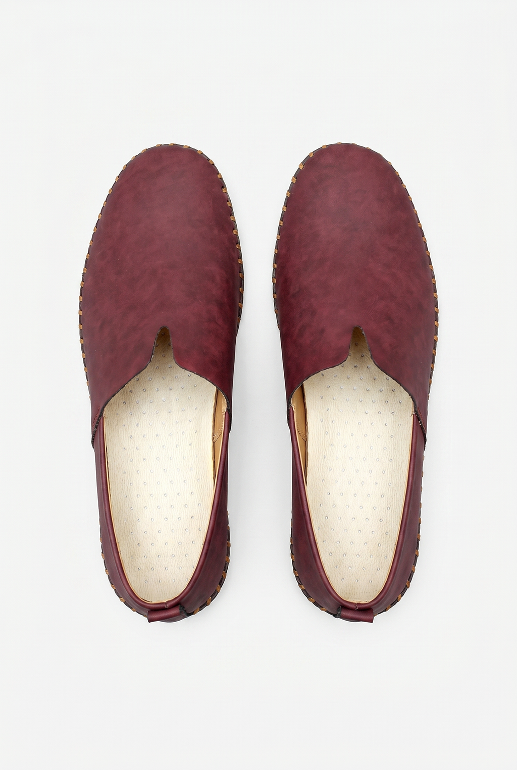 Larevion Solvane | mocassin sans lacets à surpiqûres tressées