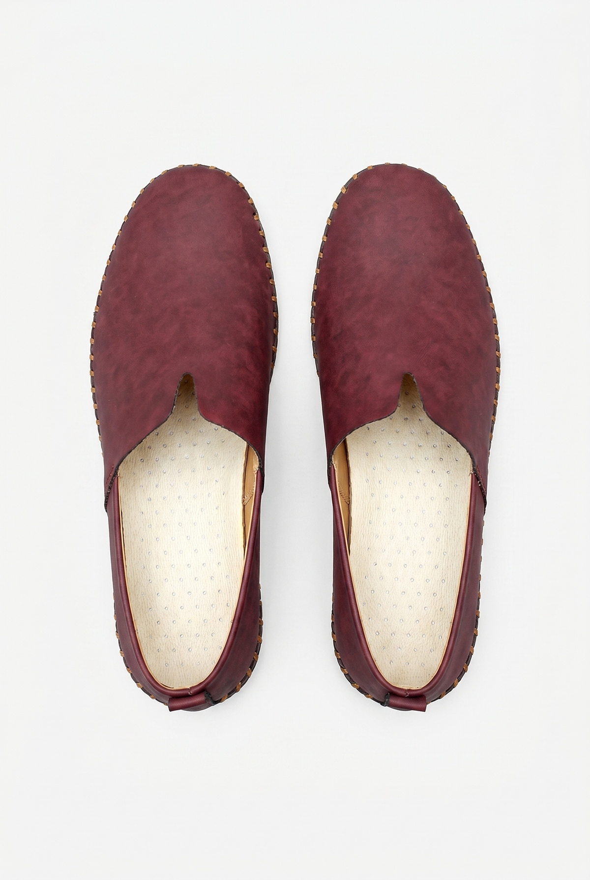 Larevion Solvane | mocassin sans lacets à surpiqûres tressées